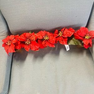 5 small poinsettia faux plants!!! Made by Ashland…and are 5”tall x6” wide